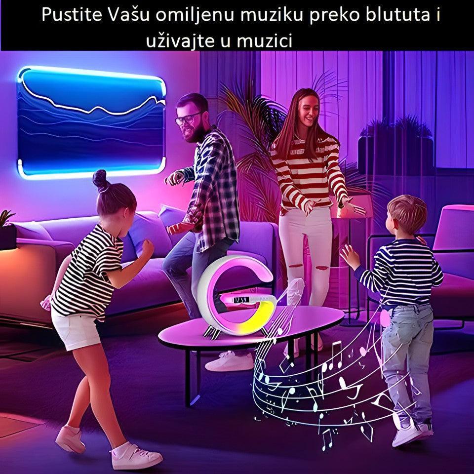 Bluetooth G lampa sa zvučnikom i punjačem