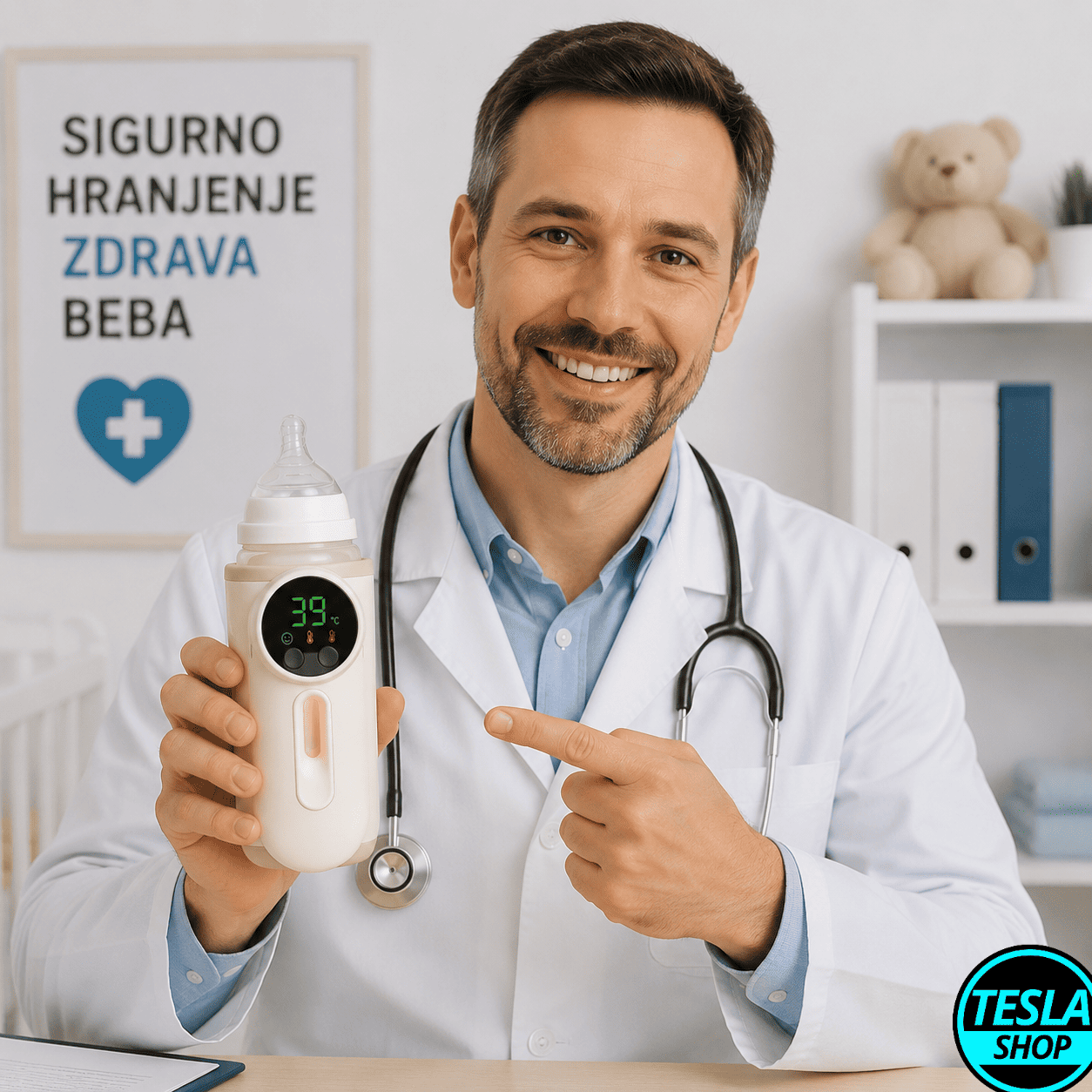 Pametna flašica za bebe sa senzorom temperature – sigurno i precizno hranjenje