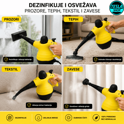 Ručni parni čistač – za dezinfekciju i čišćenje bez hemikalija