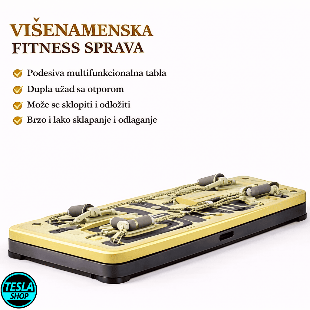 Višenamenska Fitness Sprava: Idealna za Pilates, Vežbe Snage i Opuštanje