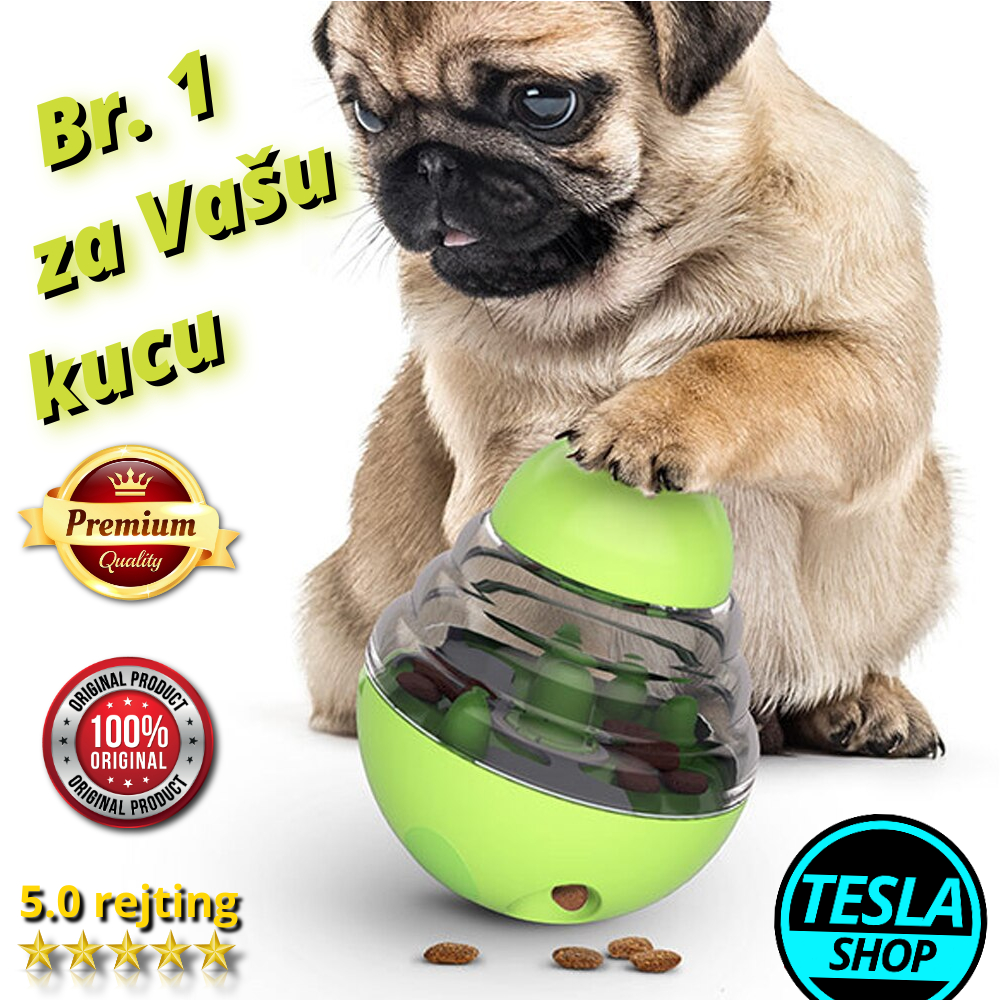 2u1 Ultra zabavna hranilica za pse + igračka