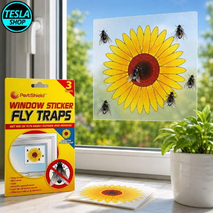 Samolepljiva zamka za leteće insekte za prozor – 3 komada