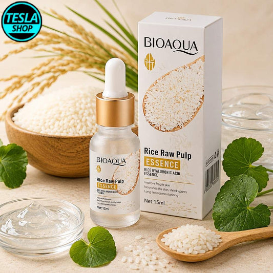 Serum sa Pirinčem i Hijaluronskom Kiselinom za Hidrataciju i Blistav Ten