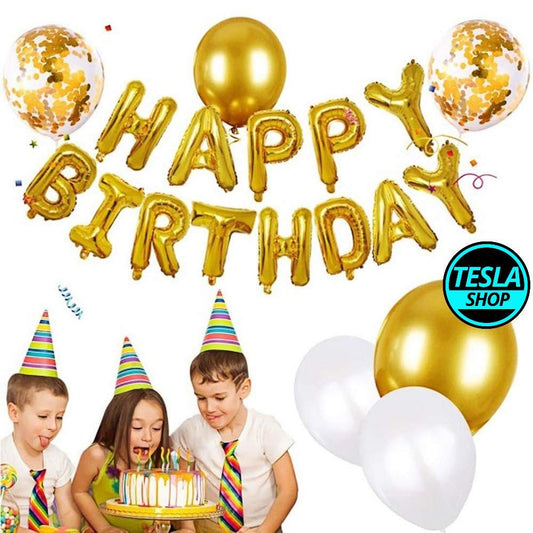Happy Birthday Metalik baloni za rođendanske dekoracije