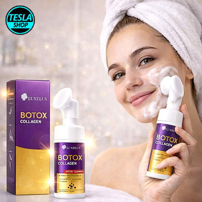 Botox pena za čišćenje lica sa kolagenom i masažnom četkicom – dubinsko čišćenje i hidratacija kože