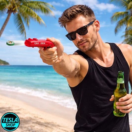 Pištolj otvarač za flaše – zabavna igra i praktičan otvarač u jednom