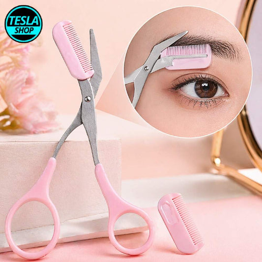 Makaze za obrve sa češljićem – za savršeno oblikovanje obrva