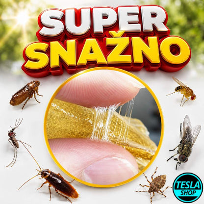 Samolepljiva zamka za leteće insekte za prozor – 3 komada