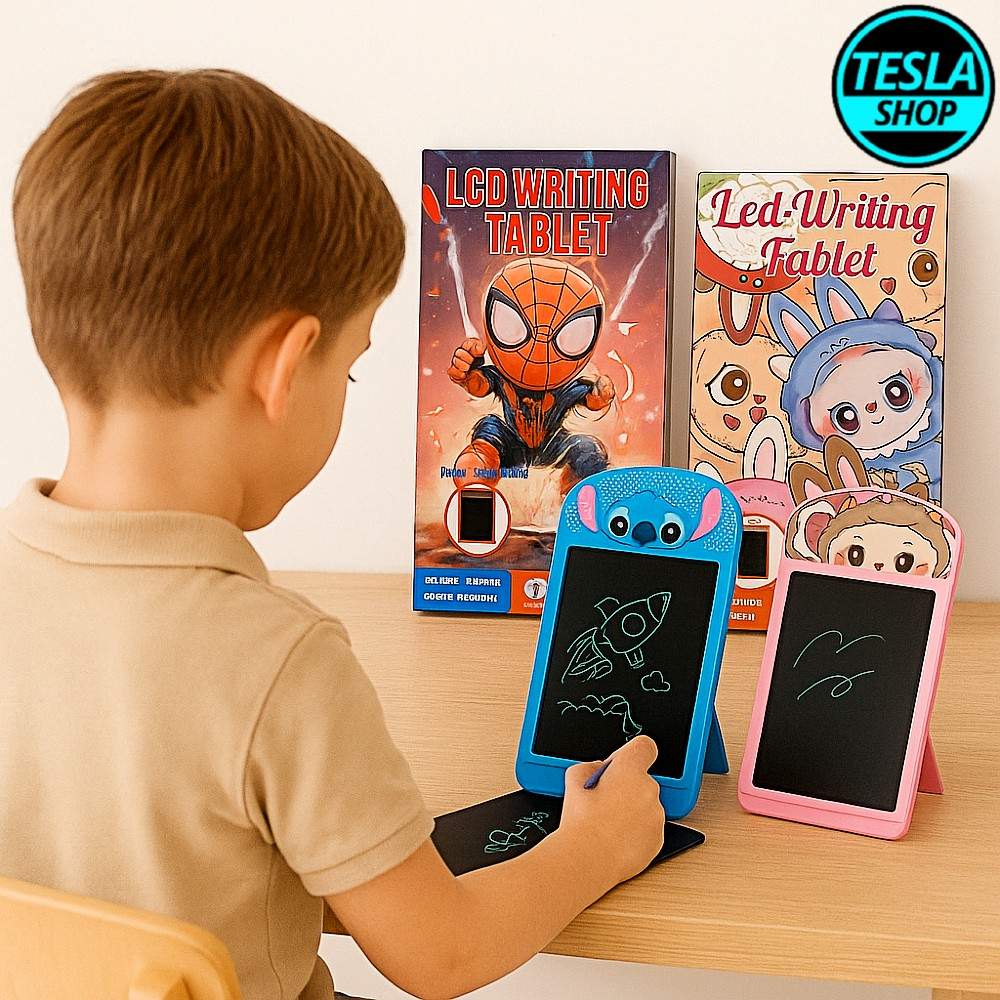 LCD Tablet Piši–Briši za decu – Spiderman / Labubu / Stitch – edukativna digitalna tabla