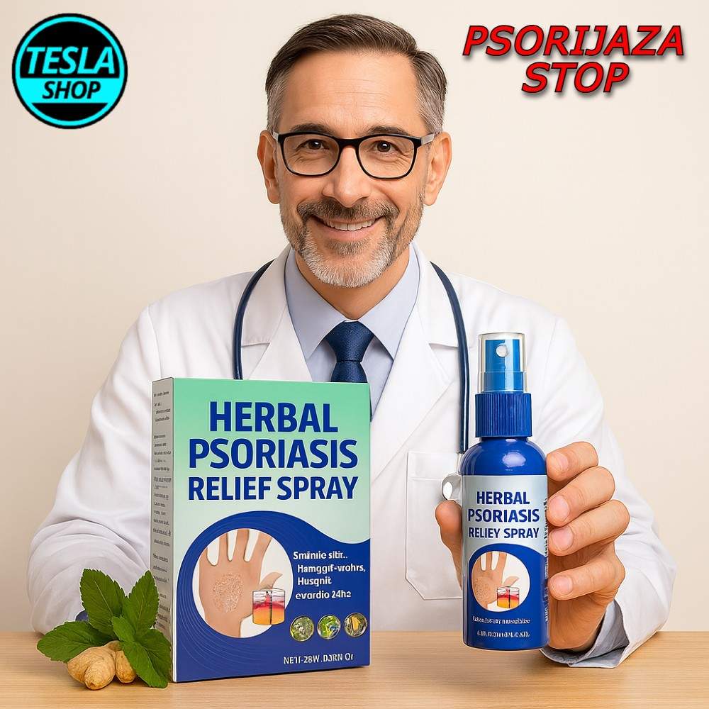 Biljni sprej protiv psorijaze, crvenila i perutanja kože – Herbal Psoriasis Relief