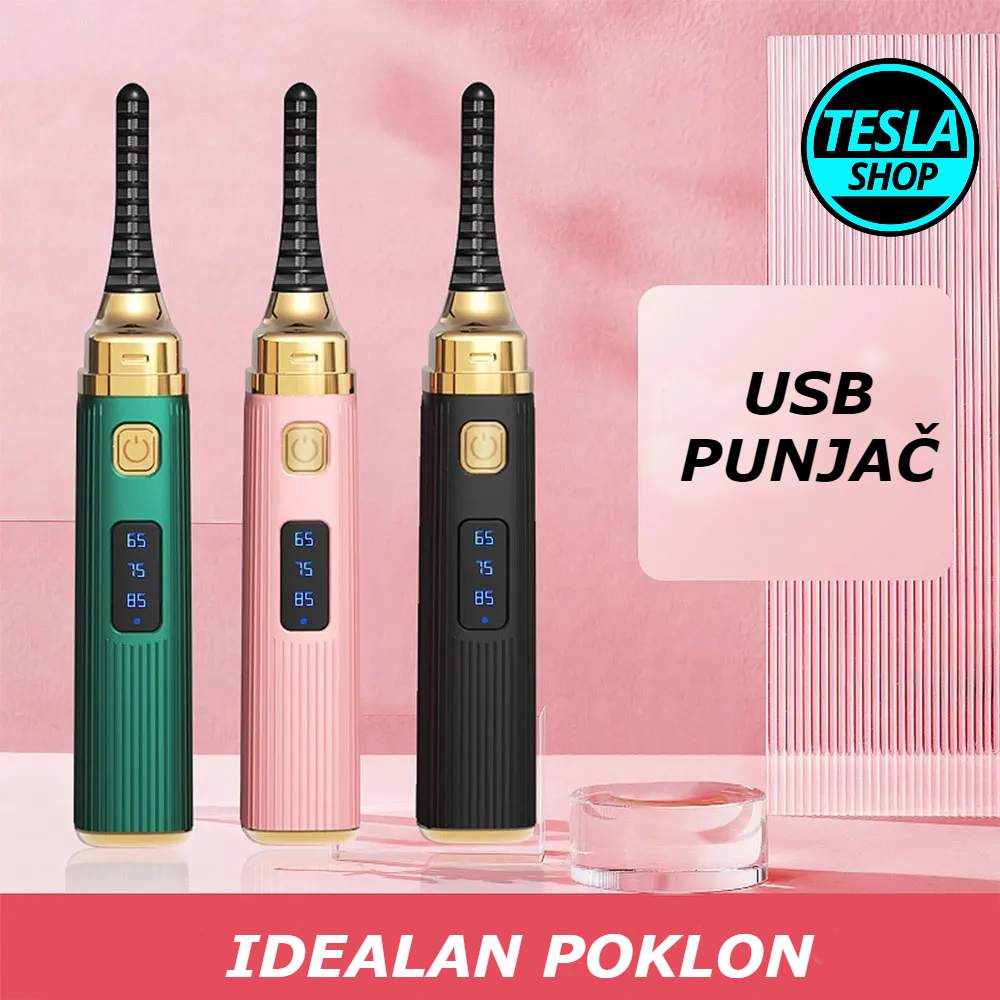 Električni uvijač za trepavice USB punjenje