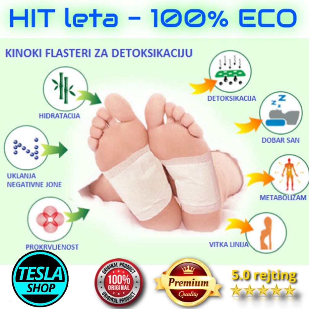 Kinoki flasteri za detoksikaciju cijelog tijela