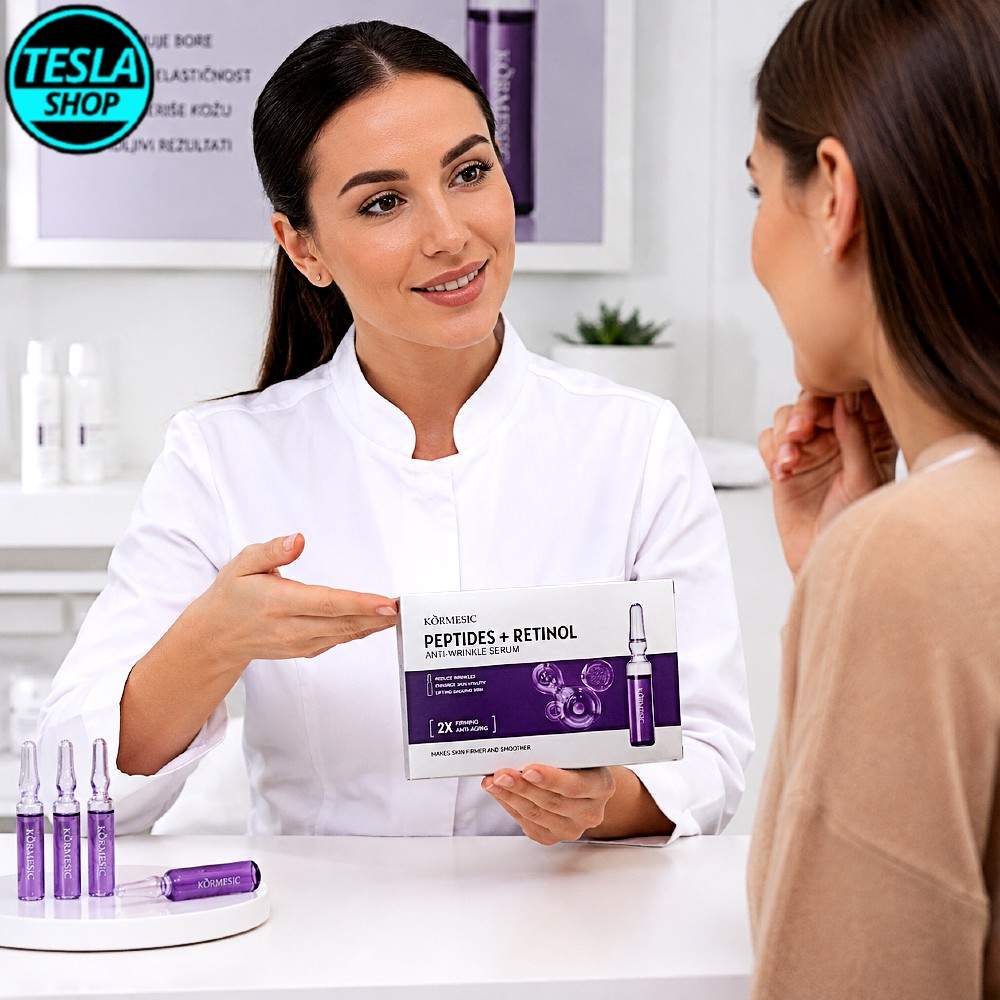 Peptides + Retinol serum u ampulama – protiv bora, za učvršćivanje i regeneraciju