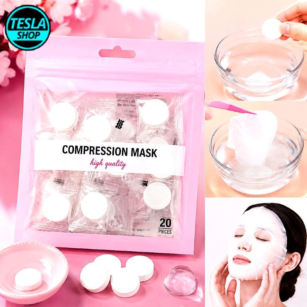 Kompresovane maske za lice u tabletama – 20 komada