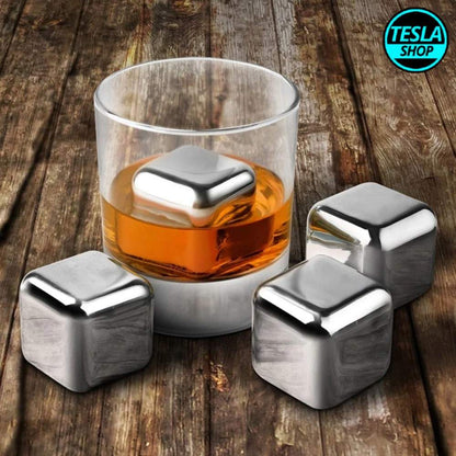 Metalni led – ledene kocke za piće, vino i koktele