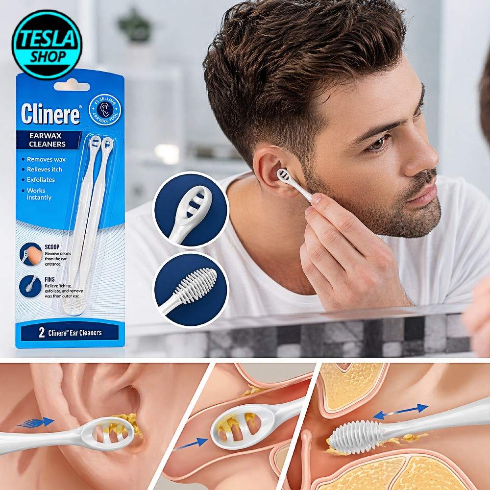 Silikonski set za čišćenje ušiju – Bezbedno uklanja cerumen i pruža trenutno olakšanje