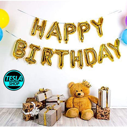 Happy Birthday Metalik baloni za rođendanske dekoracije