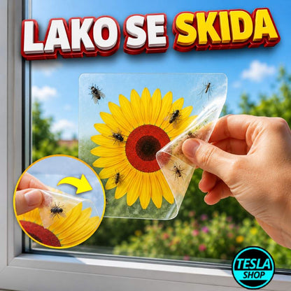 Samolepljiva zamka za leteće insekte za prozor – 3 komada