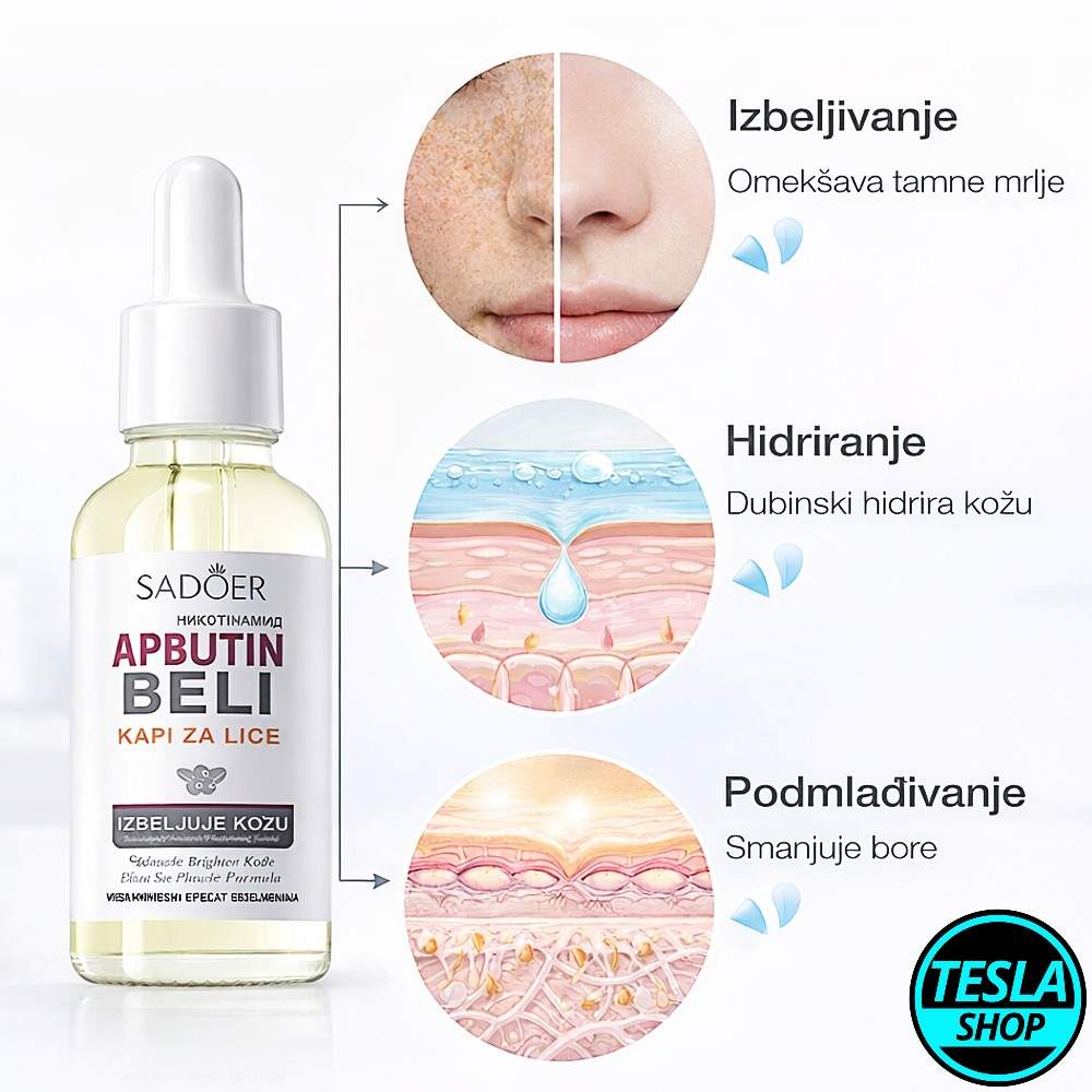Serum za prosvetljivanje lica – hidrataciju i ujednačen ten SADOER