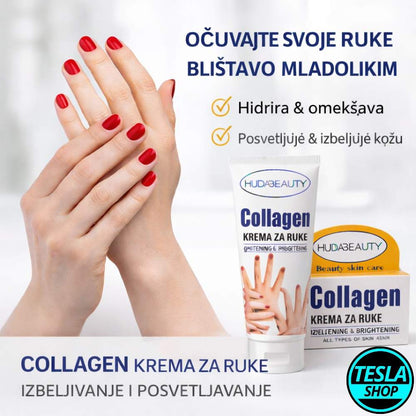 Kolagen krema za ruke sa hijaluronskom kiselinom – intenzivna nega, hidratacija i glatka koža