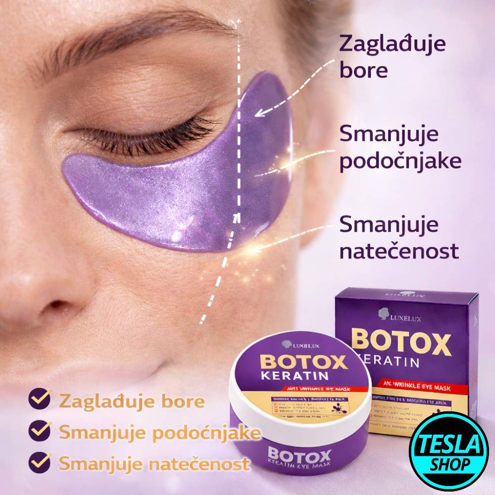 Luxelux Botox maska za oči – nega protiv bora i podočnjaka