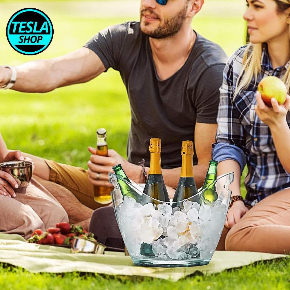 Velika providna akril kibla za led i pića