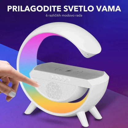 Bluetooth G lampa sa zvučnikom i punjačem